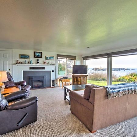 Cliffside Lighthouse Beach Home With Ocean View Coos Bay Eksteriør bilde